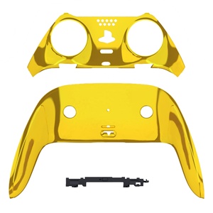 Carcasa Decorativa Personalizada para PS5 Edge, Reemplazo de Cubierta Superior e Inferior Cromada en Oro DIY - Product Image 1