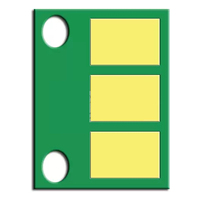 Cartouche de toner compatible puces pour puces Minolta C 17 P puces de toner à réinitialisation laser/pour imprimante Minolta Ecojet Series