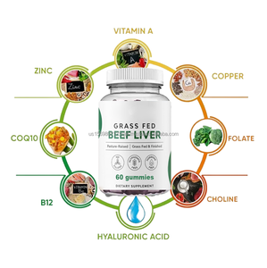 OEM Vegan Custom Beef Liver Vitamin A Gummy Health Suplementos Natural Beef Liver Gummies - Product Image 2