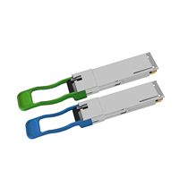 QSFP-100G-BX40 100G QSFP28 BIDI 40KM TX1304nm/RX1309nm Modul Transceiver Optik LC SMF Tunggal 100GBASE BD 10KM 20KM