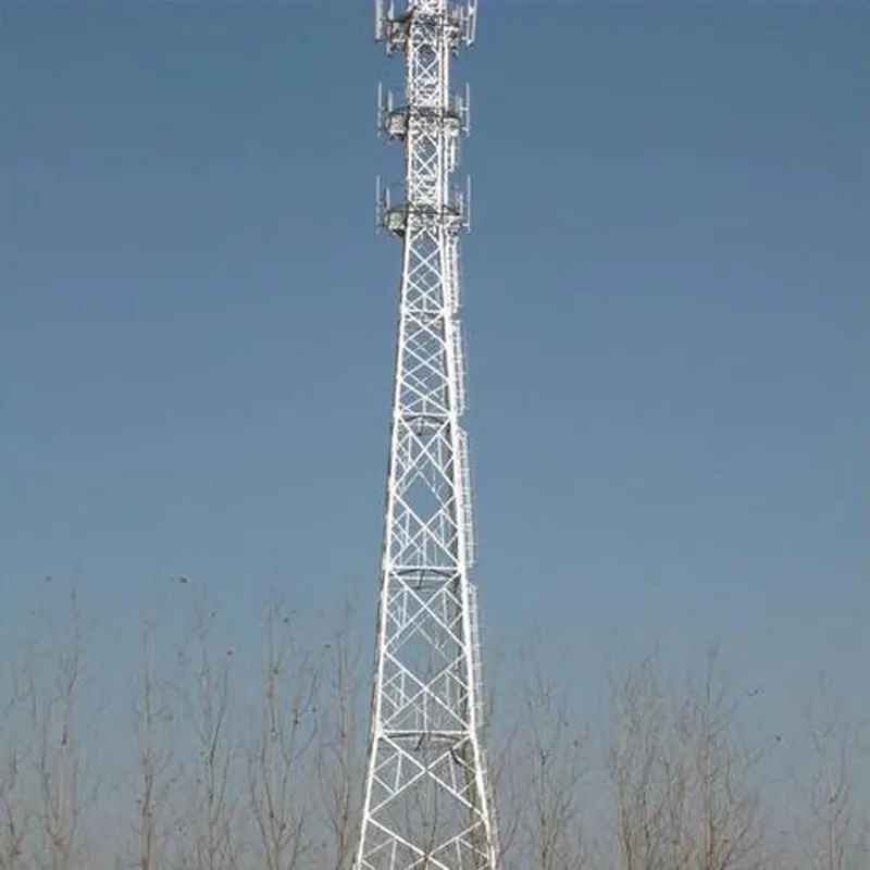 300 piedi stand alone a quattro gambe angolare in acciaio puro tevelisions 5ghz radio trasmissione antenna bts stazione base torre dell'albero