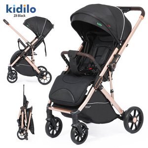 Cochecito de Bebé Multifuncional Kidilo con Asiento Elevado, Cesta para Dormir de Recién Nacido, Puede Sentarse y Acostarse para Niños - Product Image 4