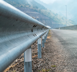 Hot <b>Dip</b> Galvanized W Beam Highway Guardrail EN1317 Anti Crash Road Safety Barrier for UAE Highway Construction - Product Image 6