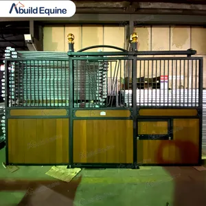 Luxury Permanent Metal Frame Bamboo Steel Frame Horse Racing Horse Stables