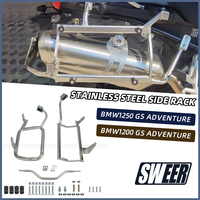 Support Latéral Personnalisé en Alliage d'Aluminium pour Coffres de Moto, Compatible avec BMW R 1200 GS 2018-2021 et R 1250 GS 2021-2023