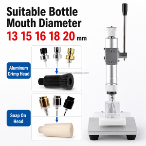 <strong>Mini</strong> FEA15 Perfume Crimper for Aluminum Collars Essential <strong>Oil</strong> and CBD <strong>Oil</strong> Bottles Manual Perfume Crimping Machine - Product Image 2