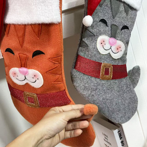 HM-635 Lovely Embroidered <strong>Dog</strong> <strong>Christmas</strong> Puppy <strong>Stockings</strong> <strong>for</strong> Xmas Holiday Party Gifts - Product Image 6