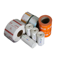 Étiquette thermique autocollante en vinyle imperméable, impression numérique, superposition graphique personnalisée, promotion en supermarché