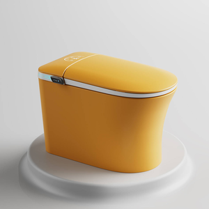 Inodoro Inteligente de Cerámica Negro de Diseño Moderno y Alta Calidad, Montado en el Suelo, Alargado, con Asiento Automático - Product Image 2