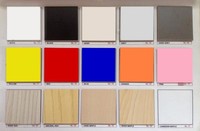 Panneaux de fibres MDF durables de haute qualité, vente directe d'usine, finition mélamine brillante, design contemporain E1, pour extérieur de villa