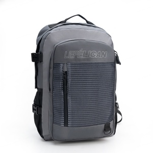 Custom Large Size Vintage Fashion Waterproof Polyester <b>Canvas</b> <b>Backpack</b> USB Anti Theft Washed Design 36-55L Zipper - Product Image 2