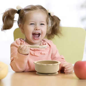 Tazón de Silicona para Bebés, Ecológico, No Tóxico, de Grado Alimenticio, con Succión, para la Alimentación de Bebés, Venta Caliente - Product Image 6