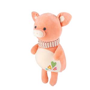 Customizable Eco-Friendly Cotton Anime Pig Plush Toys Squishy Soft <b>Hugging</b> Mascot Company Logo Dolls <b>Pillow</b> Low MOQ Joy's Hug PP - Product Image 2