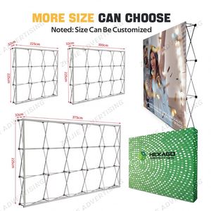 Factory Cheap Prices Custom <b>Print</b> Eco-Friendly Aluminum Lightweight Straight Backdrop Display Banner <b>Stand</b> Modern Portable - Product Image 2
