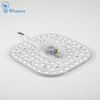 Ventes Flash : Module LED AC SMD2835 Rond pour Plafonnier Intérieur 120lm/w, 220V, IP20, 6500K, 105mm – Idéal pour Remplacer les Luminaires Sombres