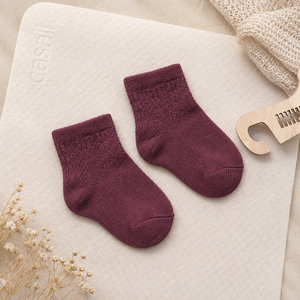 Chaussettes essentielles pour tout-petits, avec douceur supérieure et design flexible, couleur bois de rose, taille 1 2Y - Product Image 3