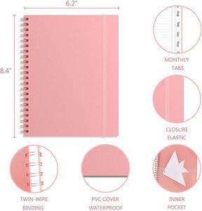 Agenda Diaria Personalizada 2026 2027 con Logotipo Impreso, Cuaderno Espiral, Diario, Planificador con Caja - Product Image 2