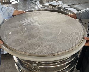 <span class=keywords><strong>Tamis</strong></span> vibrant rond en silicone de qualité alimentaire SS304 de 800 mm de diamètre pour la filtration du jus - Product Image 5