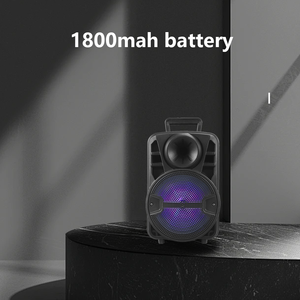 Loa karaoke di động Bluetooth 8 inch, siêu trầm, không dây, có micro, đèn LED, âm thanh nổi, loa trầm mạnh mẽ, loa hoạt động cho tiệc tùng, DJ - Product Image 3