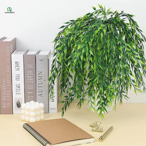 <span class=keywords><strong>Sauce</strong></span> llorón artificial, plantas verdes de plástico Faux Hanging Ivy Vine resistente a los rayos UV para el hogar, jardín, decoración interior y exterior - Product Image 5