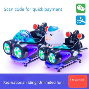 New Children Electric Coin Operated Spaceship Toy <b>Car</b> Airship Rocking <b>Machine</b> Toy Horse Game <b>Machine</b> - Product Image 2