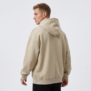 Sweat-shirts pour hommes de haute qualité, coupe ample, logo personnalisé, sweat-shirt lourd en coton 100% sans motif, fabricant - Product Image 2
