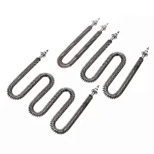 <span class=keywords><strong>1</strong></span>.5kw 3kw 5kw Resistencias de Banco de carga Elementos de calentador de aire de tubo con aletas forzadas U/<span class=keywords><strong>W</strong></span>/I-shape Personalizado - Product Image 1