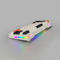 YH8705 Teclado portátil para juegos retroiluminado RGB Tamaño pequeño 60% Tipo C con cable/2,4 Ghz USB inalámbrico para jugadores Nuevo producto