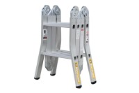 Échelle industrielle pliante multifonctionnelle, échelle en aluminium à longueur réglable, fourniture directe d'usine chinoise