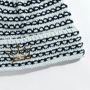 Gorros de Punto Personalizados con Logotipo Bordado al por Mayor, Gorro de Invierno de Punto Grueso con Patrón y Tela Suave, Fabricante de Gorros con Borde Reforzado - Product Image 5