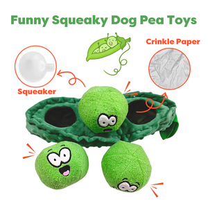 Giocattoli di Lusso in Peluche per Cani Lynpet, Novità Multifunzione a Forma di Baccello, Gioco Nascondino Staccabile Anti-Noia con Suono - Product Image 2