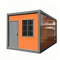 Maisons conteneurs pliables de 20 pieds, maison préfabriquée à panneaux sandwich, maison mobile pliable, dortoir, camp pétrolier, maison conteneur modulaire de chantier