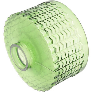 <span class=keywords><strong>Paralume</strong></span> in Vetro <span class=keywords><strong>Verde</strong></span> Scuro Stile Nordico Retrò, Base E27, Lampada a Sospensione Cilindrica con Motivo Ondulato, Kit Fai-da-Te per Illuminazione - Product Image 1