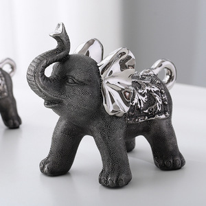 Factory Direct Simple Home <strong>Gifts</strong> Wholesale Ceramic Crafts <strong>Elephant</strong> Three-piece <strong>Set</strong>