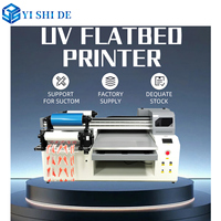 Impresora de inyección de tinta UV DTF A3 DX10/DX7/DX5/XP600 de 30 cm rollo a rollo para etiquetas de cristal, control por botón, impresión automática