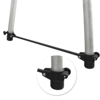 CNBear K-709 Fully Adjustable Height Anodized Aluminum & Plastics 3-Tier DJ Keyboard Stand From Taiwan