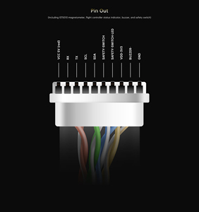 SIYI M9N GPS <span class=keywords><strong>GNSS</strong></span> Modülü, IST8310 Pusula Buzzer Güvenlik Anahtarı RGB Göstergesi LNA SAW Anti-Parazit Tasarımı ile - Product Image 2