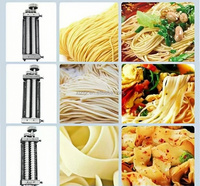 Machine de découpe de pâtes de nouilles rondes plates de grande capacité électrique/Machine à fabriquer des pâtes ramen nouilles spaghetti