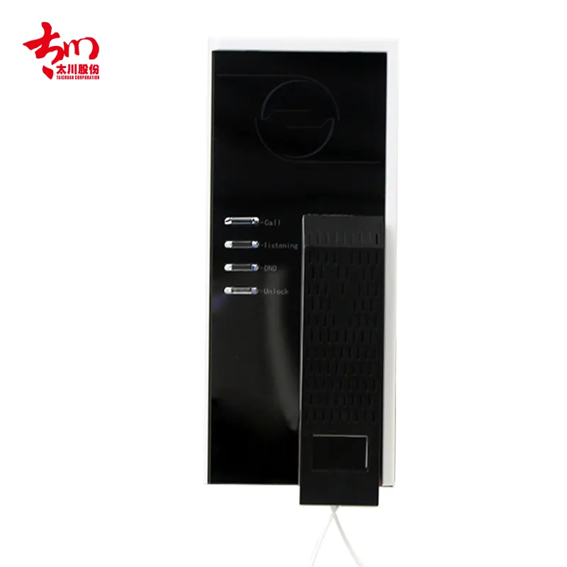 Taichuan OEMオーディオ非視覚屋内モニター、アパート用ハンドセットオーディオインターホンドアフォン