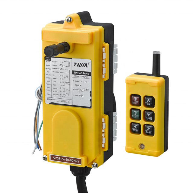 TNHA F21-E1B-4S Good Quality Waterproof  Hoist Wireless Remote Control Industrial Crane Radio Control Universal Remote Control