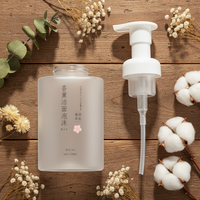 Bouteilles en PETG vides avec pompe à mousse de 30 ml à 200 ml, impression sérigraphique pour nettoyant visage et shampoing moussant