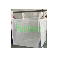 Sac à revêtement en PP FIBC résistant aux hautes températures 100 microns, grand sac d'emballage de 1500 kg, 1 mètre, 1 m3 PP