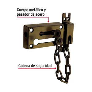 Master con 36 unità di chiusura a catena della porta, finitura in ottone antico - Product Image 2