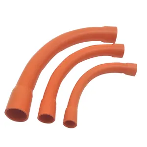 Kit de raccords de tuyaux électriques rigides, en PVC Orange, robuste, saab 32mm,