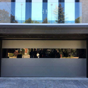 <span class=keywords><strong>Porte</strong></span> <span class=keywords><strong>de</strong></span> <span class=keywords><strong>garage</strong></span> électrique en aluminium et verre moderne et robuste, 16x7, noire, isolée - Product Image 3