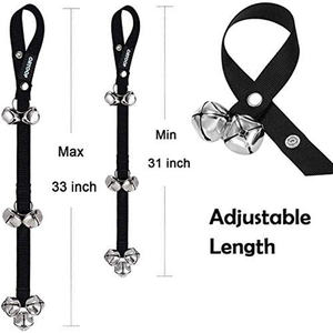 कुत्ते Doorbells प्रीमियम गुणवत्ता महान कुत्ते घंटी पिल्ला पॉटी प्रशिक्षण समायोज्य दरवाजे की घंटी कुत्ते दरवाजा घंटी - Product Image 4