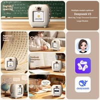 Robot IA intelligent interactif en silicone DouBao DeepSeek Chat avec Wi-Fi intégré pour l'apprentissage des enfants de 7 à 14 ans