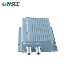 FTTH AGC WDM Mini receptor óptico CATV 2 puertos nodo óptico