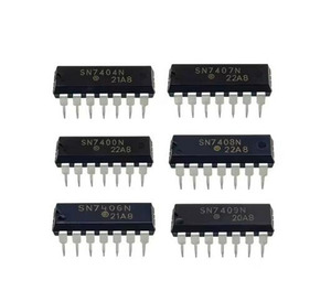 10PCS SN7400N 7401 7402 7403 <span class=keywords><strong>7404</strong></span> 7405 SN7406 7407 7408 7409 7410 7411 7414 7415 7420 7422 7427 ส่วนประกอบอิเล็กทรอนิกส์ในสต็อก - Product Image 1