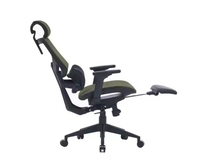 Chaise de bureau pivotante à dossier haut JR RACING Anji Factory, design moderne, chaise ergonomique en mesh pour gamer, base à cinq étoiles pour la maison et le bureau